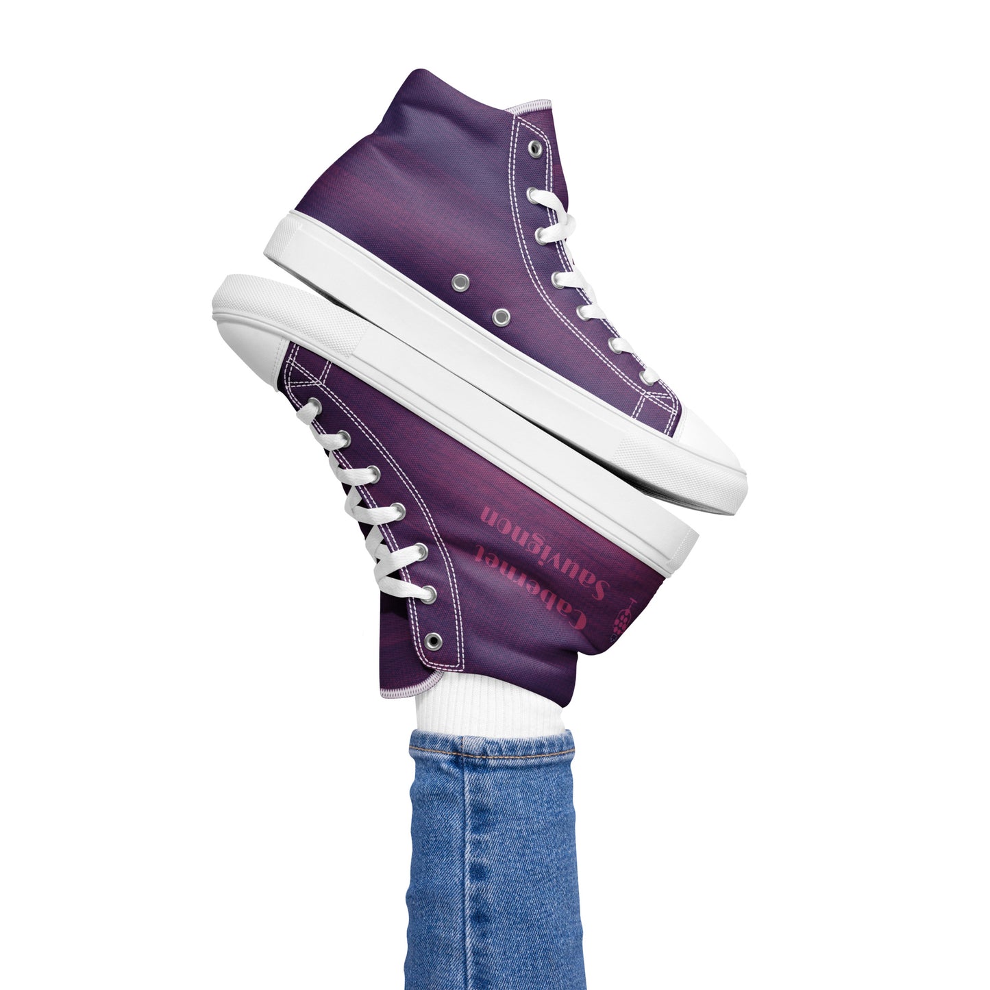 Women’s high top canvas Cabernet shoes