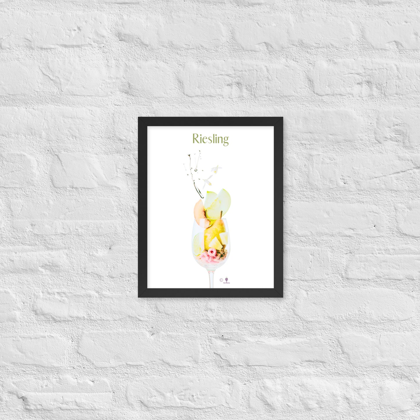 Riesling Framed poster