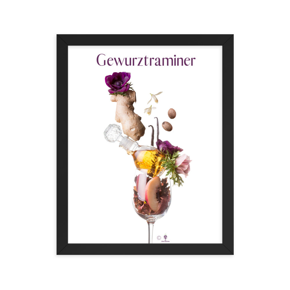 Gewurztraminer Framed photo paper poster