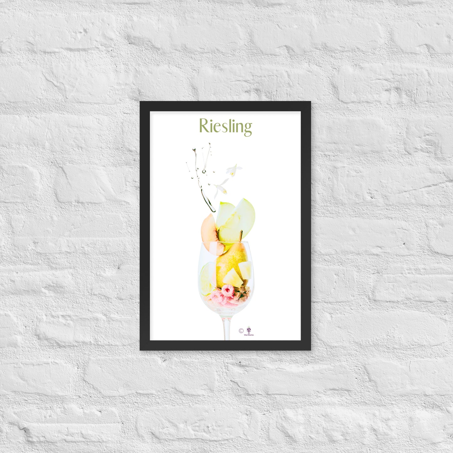 Riesling Framed poster