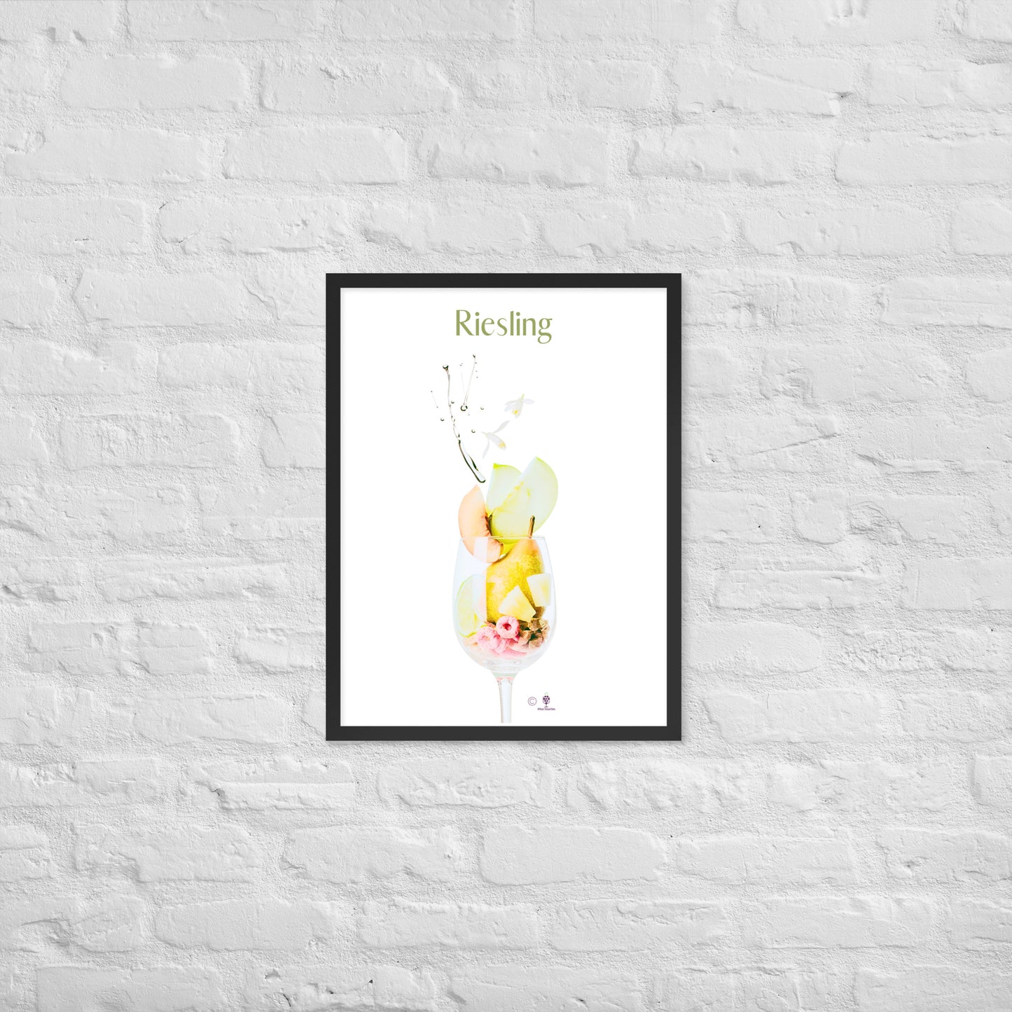 Riesling Framed poster