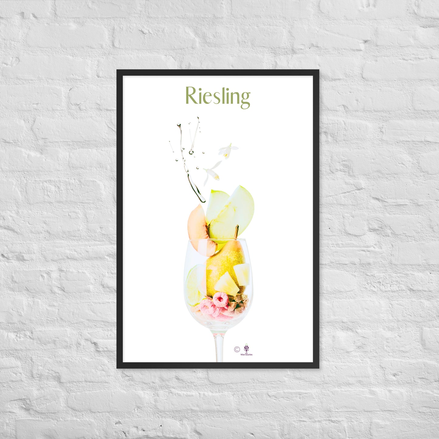 Riesling Framed poster