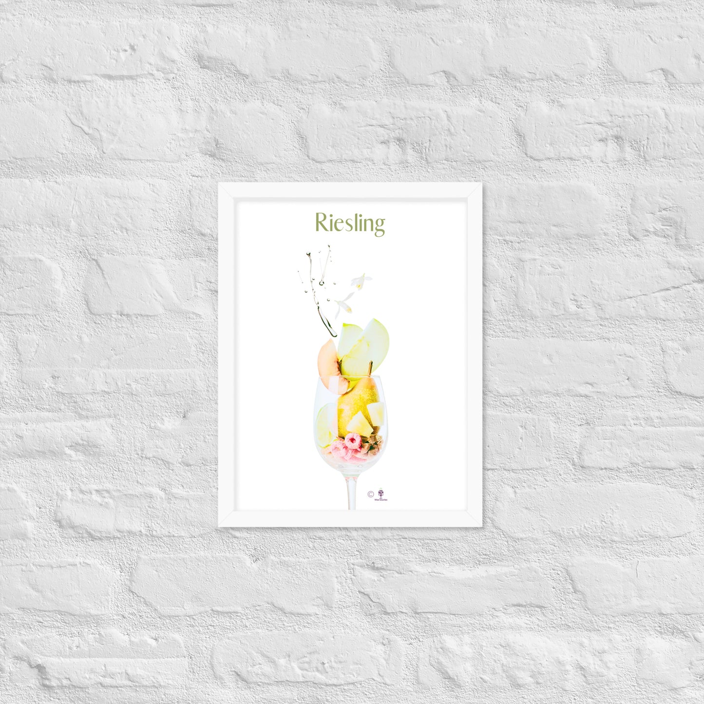 Riesling Framed poster