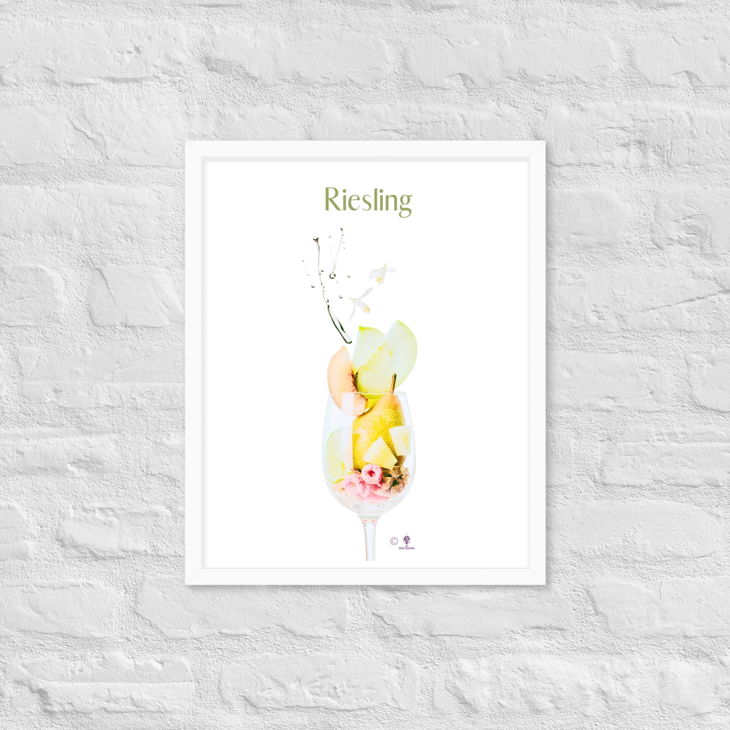 Riesling Framed poster