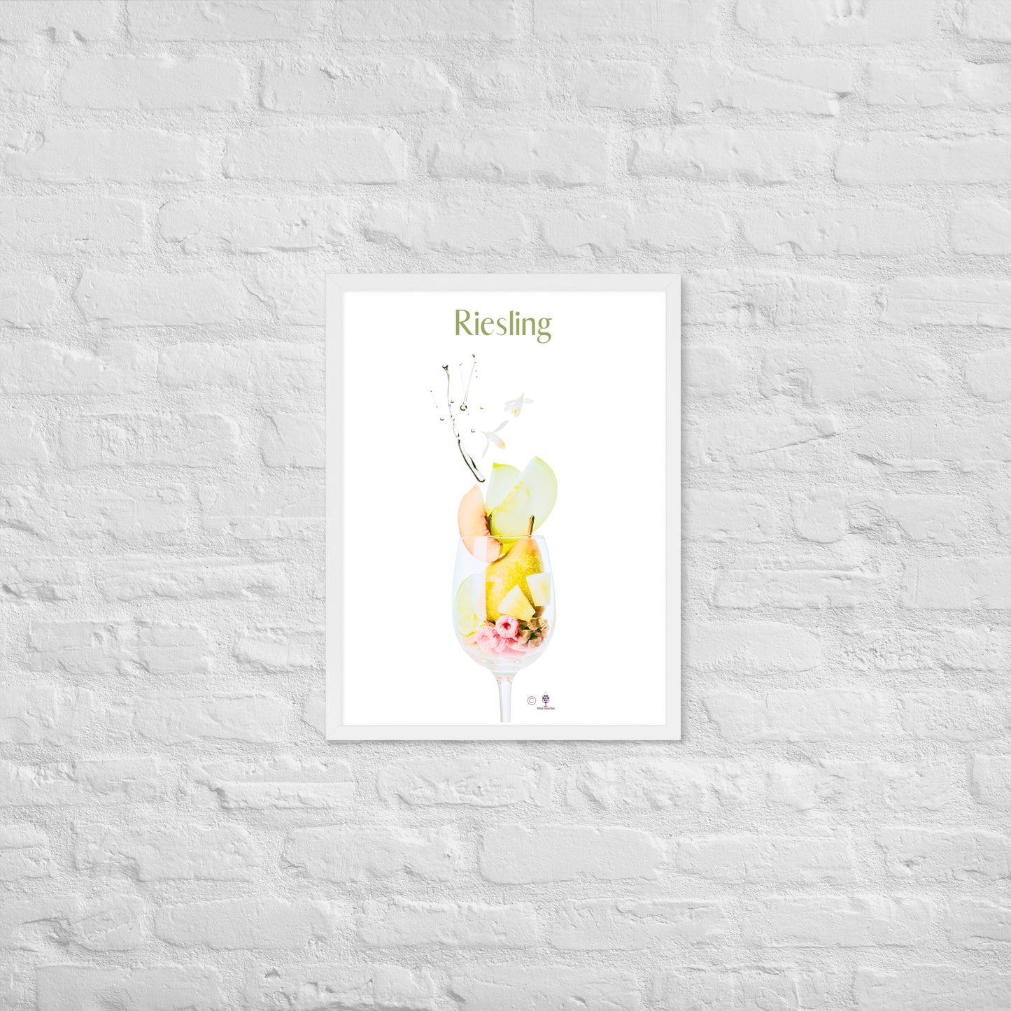 Riesling Framed poster