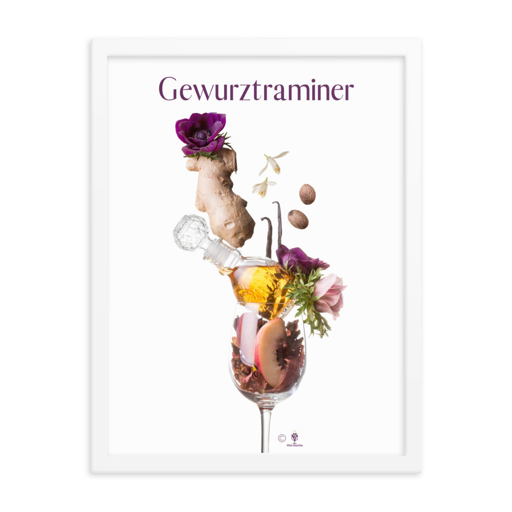 Gewurztraminer Framed photo paper poster