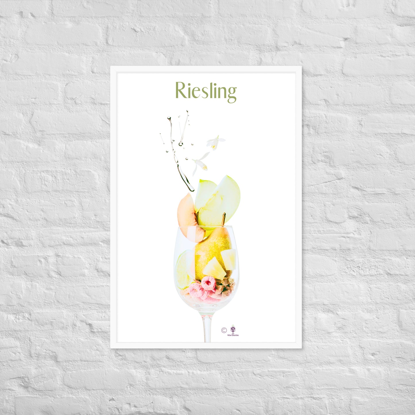 Riesling Framed poster