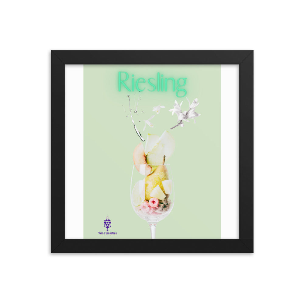 Riesling Framed photo paper poster